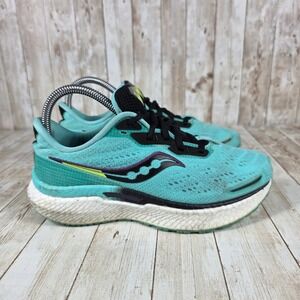 Saucony Triumph 19‎ Running Shoes Cushioned Athletic Sneakers Aqua Women's 6.5